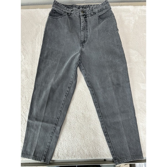 Bongo Black/Grey Jeans Women's Size 13 Vintage 80's 90's High Rise Made In USA - Picture 3 of 7